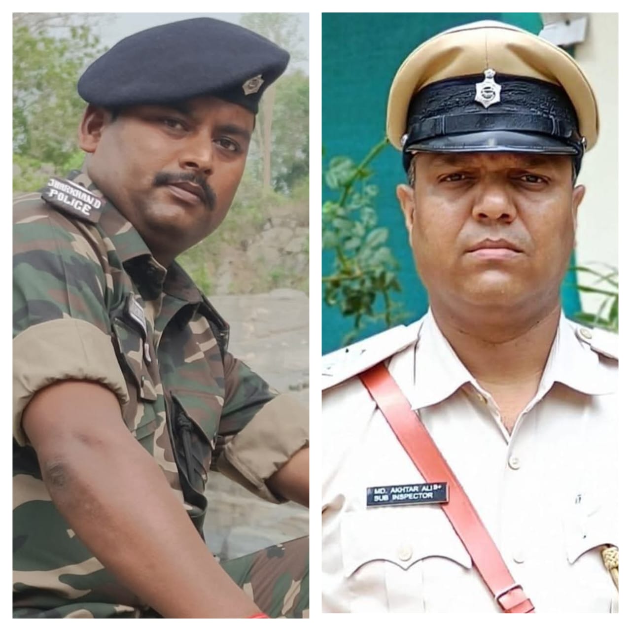 थाना प्रभारी अभिषेक कुमार और अली अख्तर