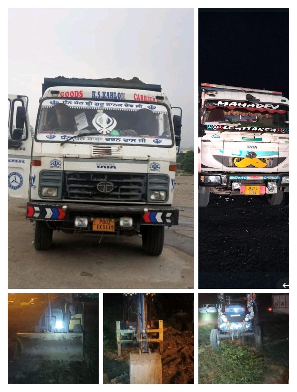 04 vehicles involved in illegal mining seized