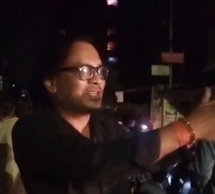 वीडियो में घटना की जानकारी देते संदीप