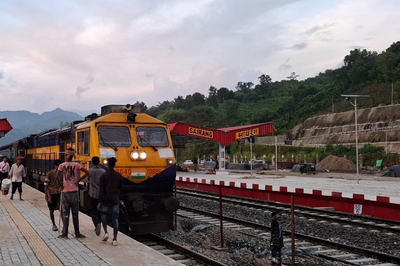 মিজোৰামৰ চাইৰাং ৰেলৱে ষ্টেচন