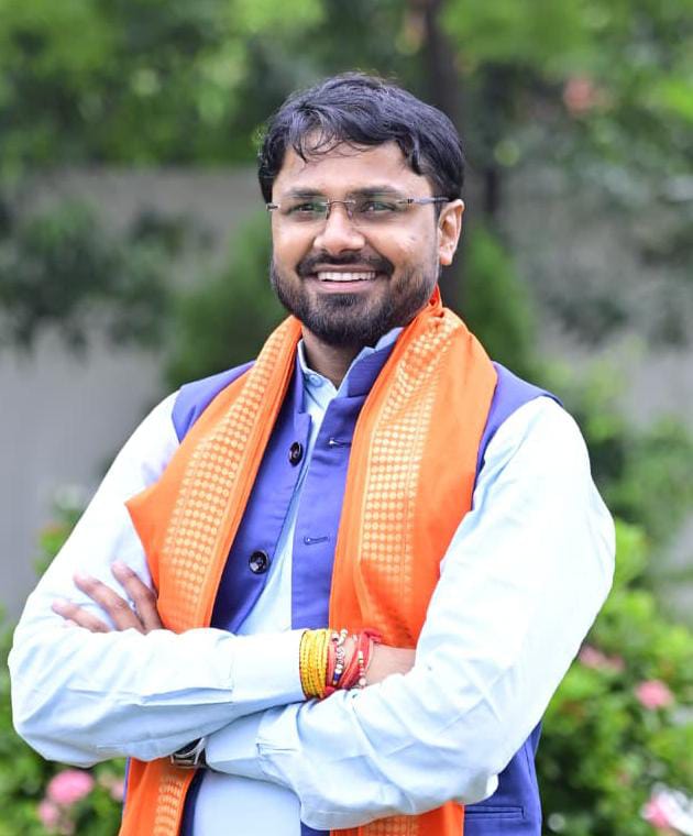 भारतीय जनता युवा मोर्चा के प्रदेश अध्यक्ष राहुल टिकरिहा