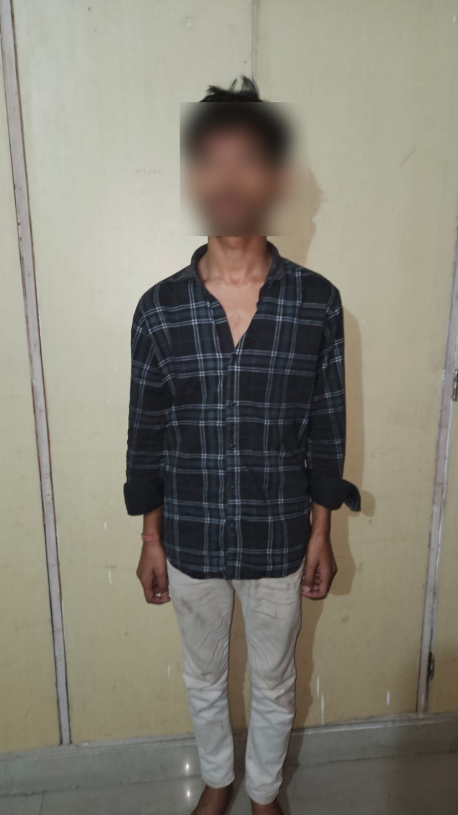 पकड़ा गया आरोपित