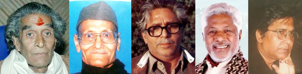 गिर्दा, शेरदा, हीरा, शैलेश मटियानी व अतुल गिर्दा, शेरदा, हीरा, शैलेश मटियानी व अतुल