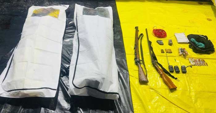 2 नक्सली 16 लाख के इनामी के रूप मे हुई शिनाख्त 2 नक्सली 16 लाख के इनामी के रूप मे हुई शिनाख्त