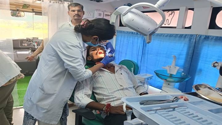 मप्रः खंडवा जिले के ग्राम कालमुखी में मेगा स्वास्थ्य शिविर संपन्न