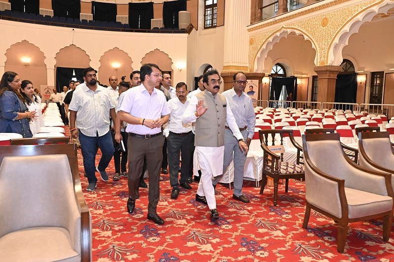 लोक निर्माण मंत्री राकेश सिंह ने अभियंता दिवस कार्यक्रम की तैयारीयों का लिया जायजा