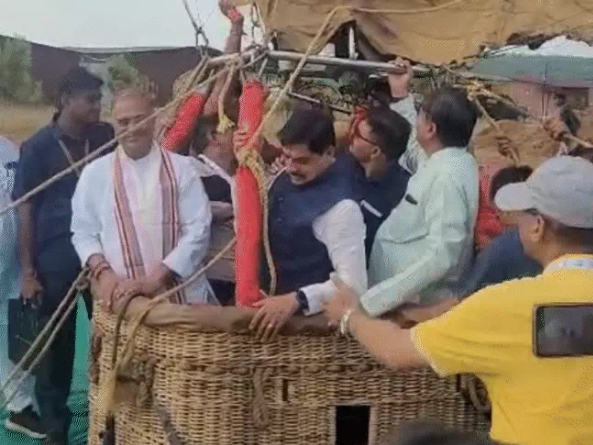 तेज हवा के कारण उड नहीं सका सीएम सवार हॉट एयर बैलून, कलेक्टर ने कहा किसी प्रकार का कोई हादसा नहीं हुआ