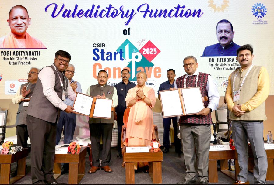 सीएसआईआर स्टार्टअप कॉन्क्लेव  में मुख्यमंत्री व केन्द्रीय मंत्री जितेन्द्र सिंह