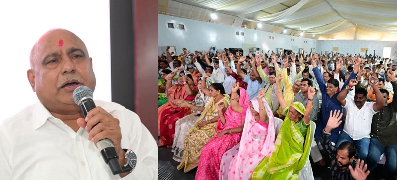 भाजपा प्रदेश अध्यक्ष हेमंत खण्डेलवाल ने धार और भैंसोला में कार्यकर्ता बैठक को किया संबोधित