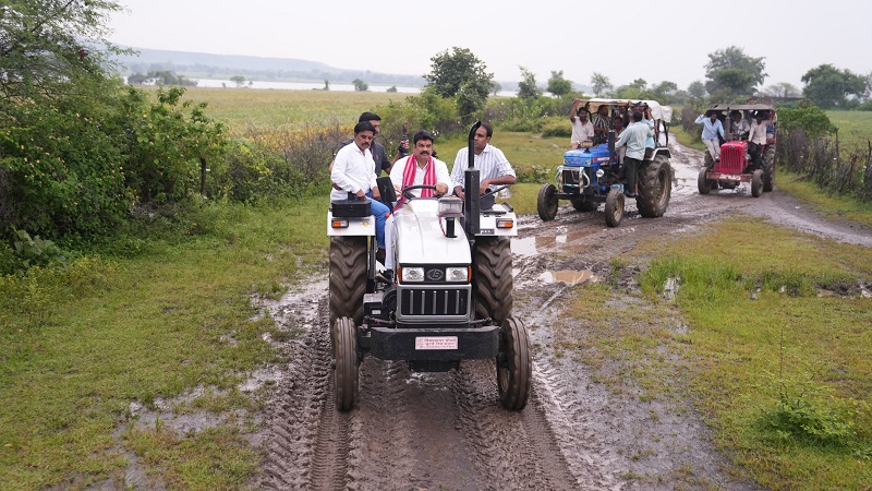 मंत्री राजपूत ने किया निरीक्षण