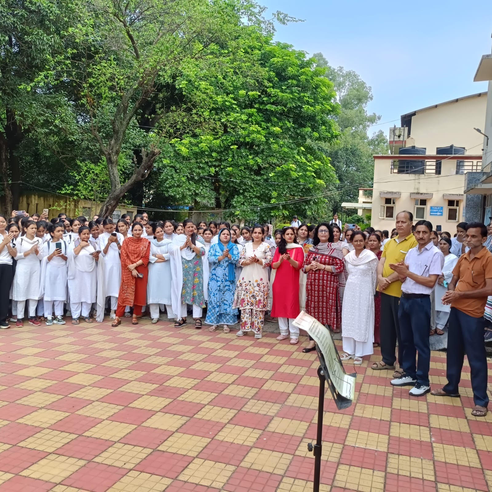 Students were made aware about drug abuse through street play