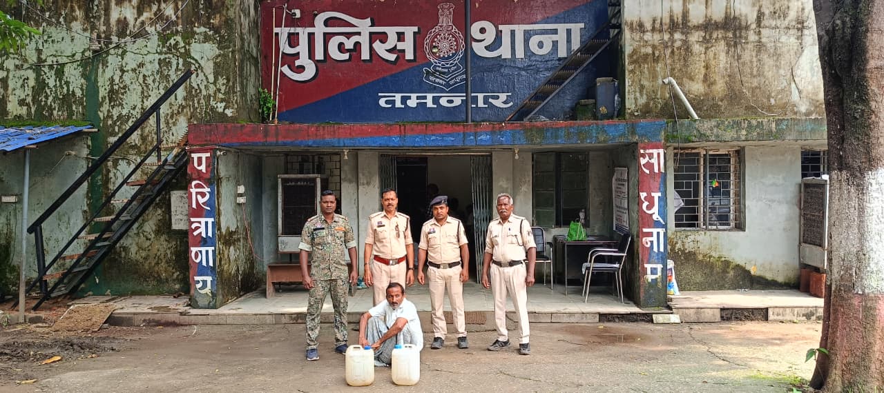 पुलिस के गिरफ्त में आरोपी