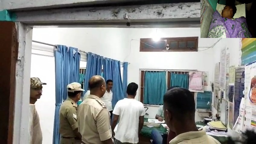 असमः मोरीगांव जिला कारागार में हुई कैदी की मौत की सामुदायिक स्वास्थ्य केंद्र में जांच किये जाने का दृश्य असमः मोरीगांव जिला कारागार में हुई कैदी की मौत की सामुदायिक स्वास्थ्य केंद्र में जांच किये जाने का दृश्य