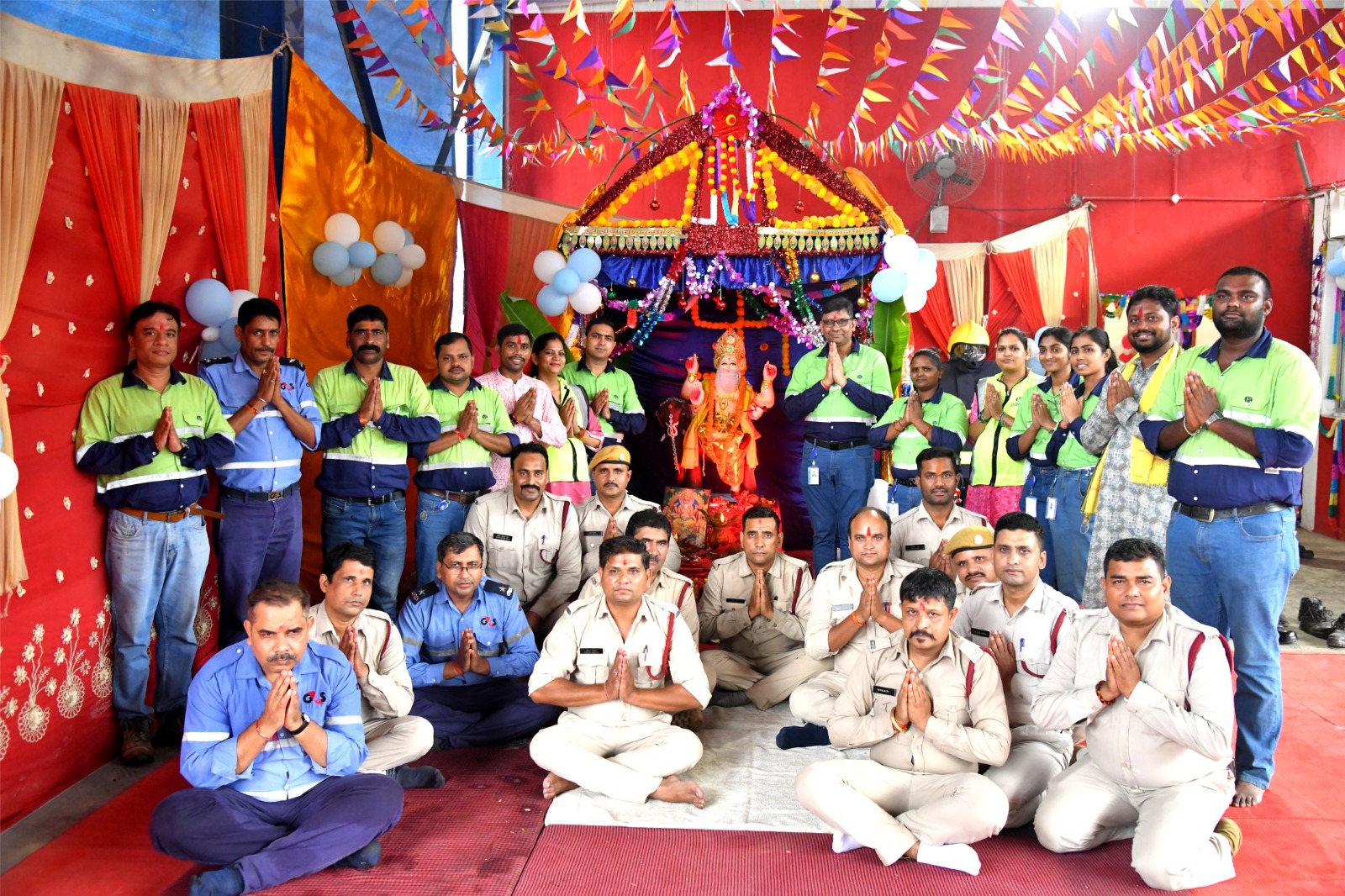 बालको ने आदिशिल्पी श्री विश्वकर्मा की आराधना पर दोहराया सुरक्षा और प्रगति का संकल्प