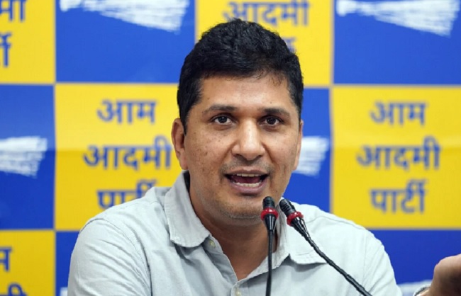 आआपा दिल्ली प्रदेश अध्यक्ष सौरभ भारद्वाज (फाइल फोटो)।