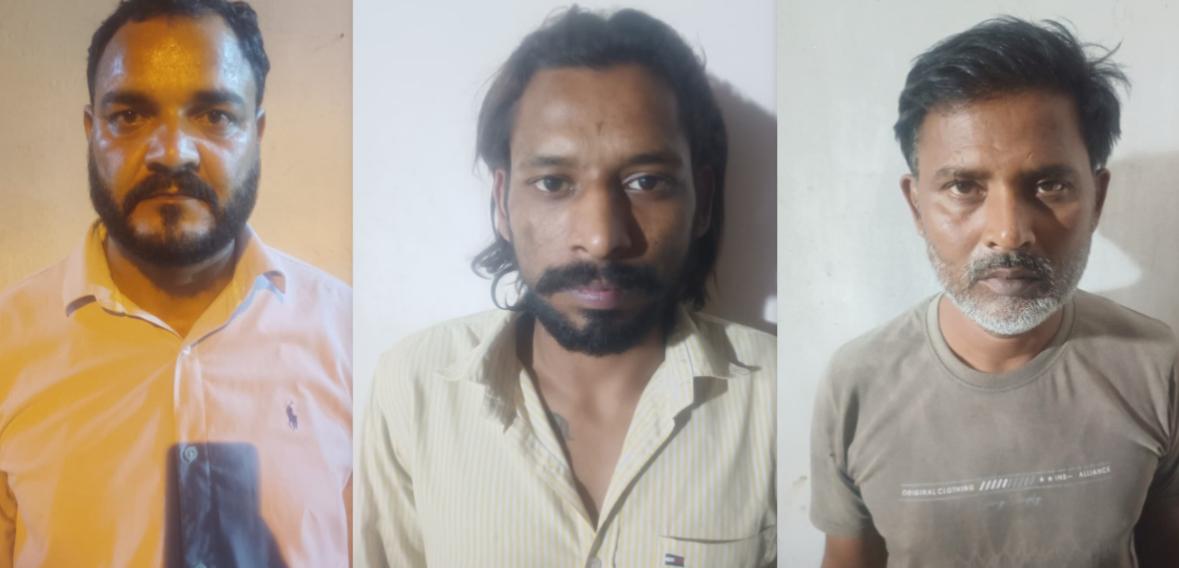 गिरफ्तार किए गए आरोपित