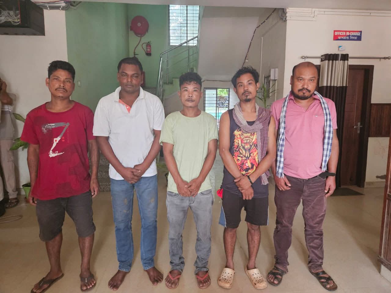 डकैती मामले में शामिल पांच गिरफ्तार