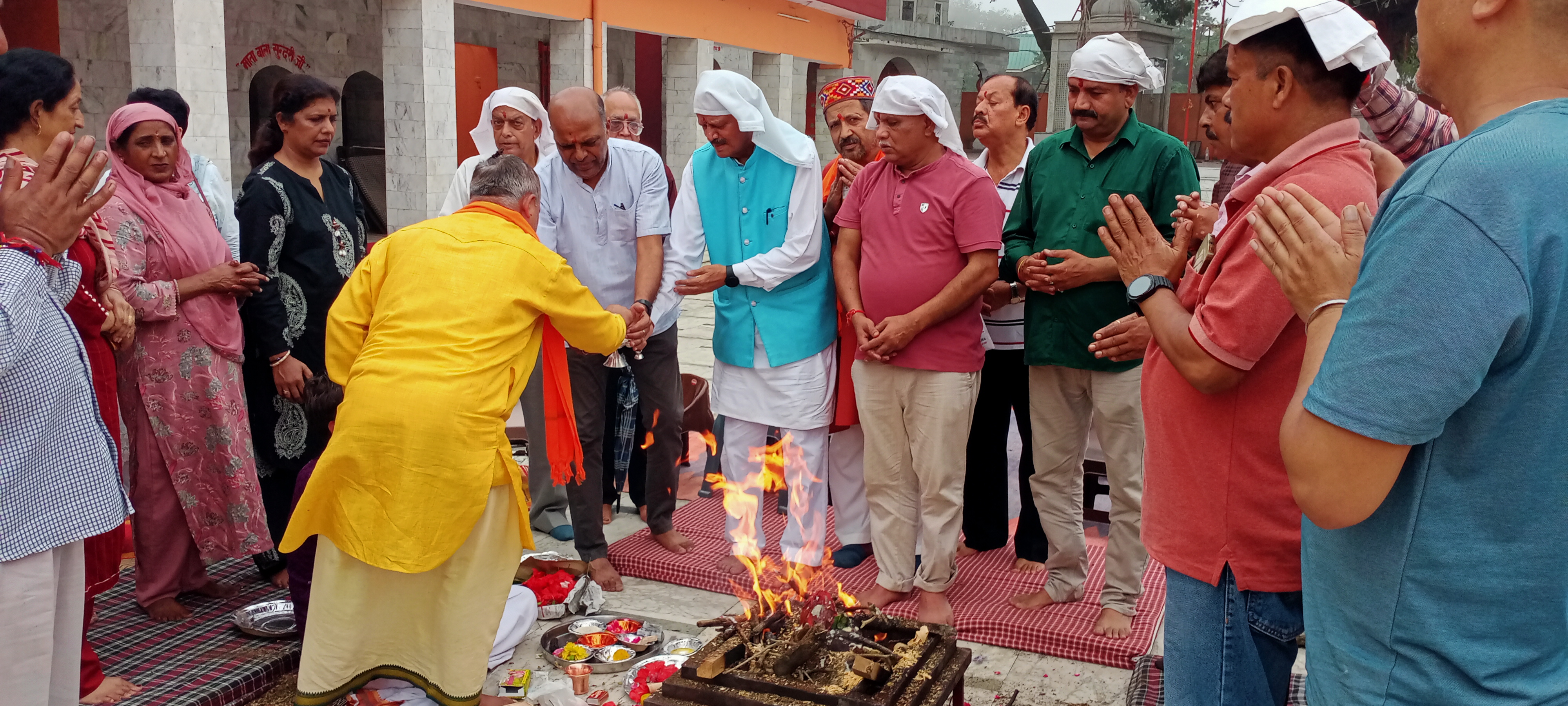 पी एम नरेंद्र मोदी के जन्मदिवस पर नाहन में हवन ,पूजा का हुआ आयोजन,