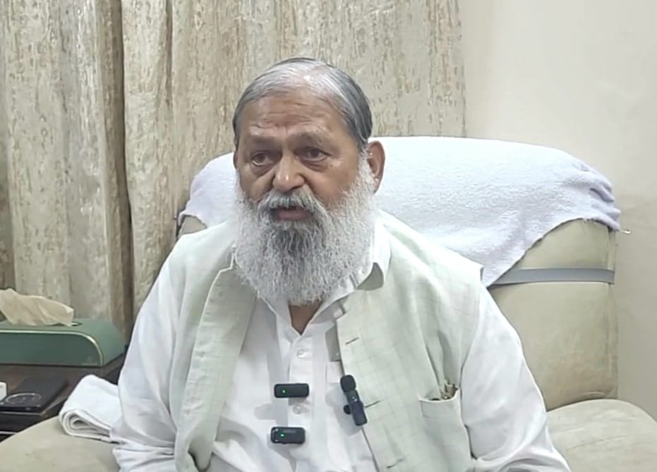 हरियाणा के ऊर्जा मंत्री अनिल विज हरियाणा के ऊर्जा मंत्री अनिल विज