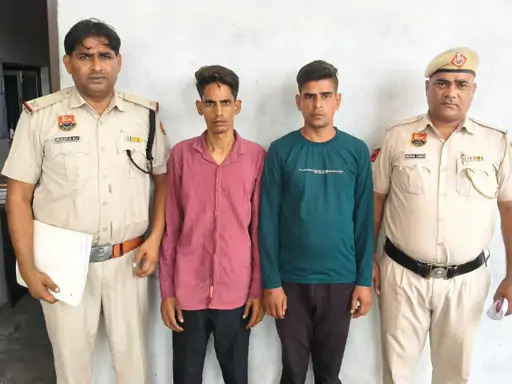 आरोपी पुलिस की गिरफ्त में