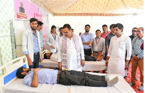 सेवा पखवाड़ा' में राजस्थान ने कायम की मिसाल:  प्रदेश में एक ही दिन में 27 हजार 629 लोगों ने किया रक्तदान