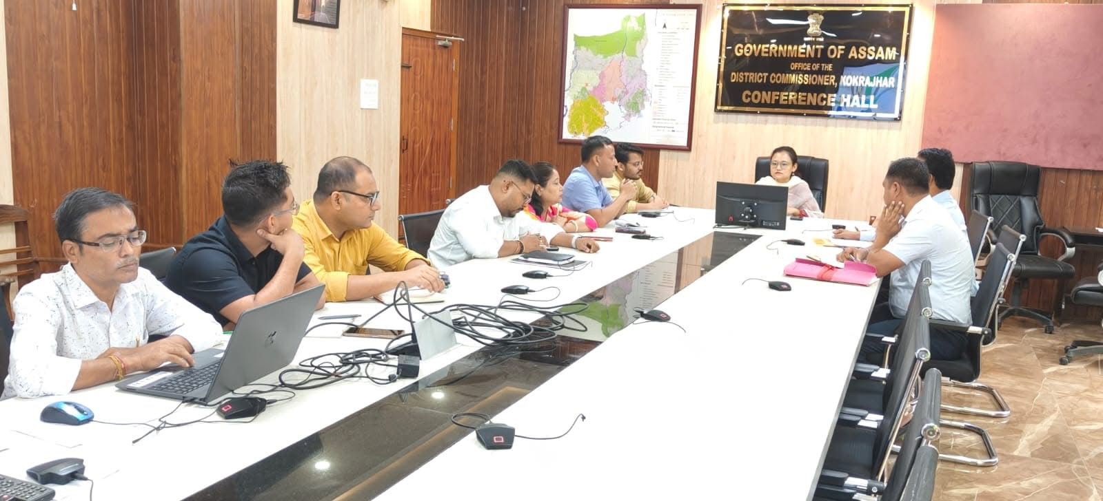 कोकराझार में गणना एवं निर्वाचन कर्मियों के लिए प्रशिक्षण कार्यक्रम।