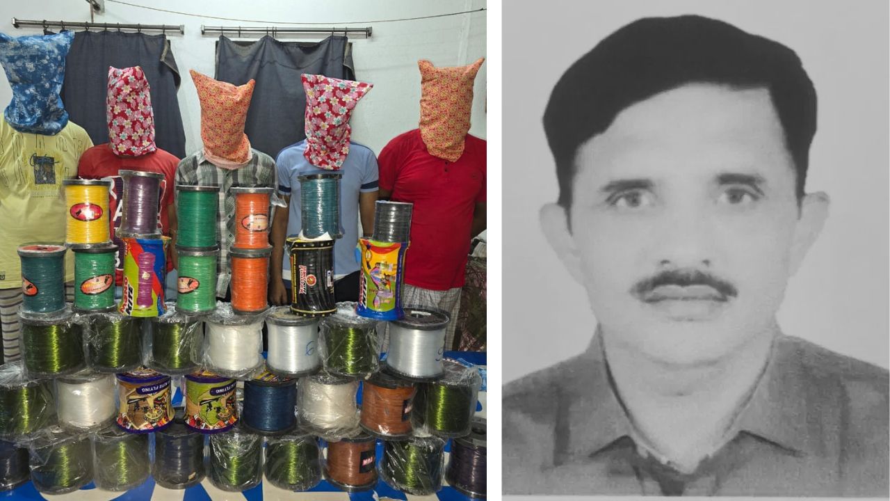 चीनी मांझे से पूर्व सैनिक की मृत्यु चीनी मांझे से पूर्व सैनिक की मृत्यु
