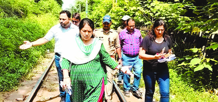 निरीक्षण के दौरान
