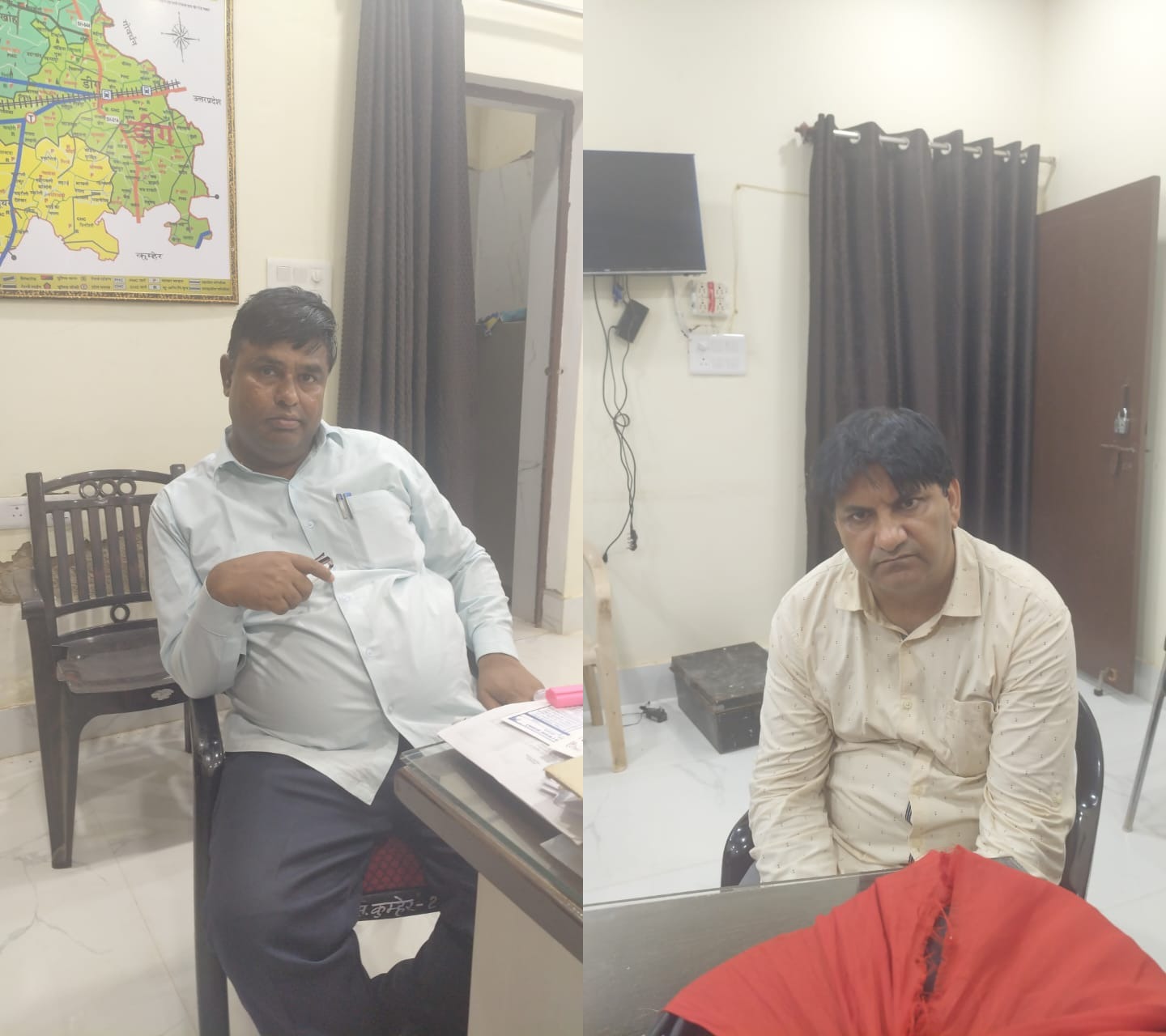 उपखण्ड अधिकारी डीग व अतिरिक्त प्रशासनिक अधिकारी 80 हजार रुपये की रिश्वत लेते गिरफ्तार उपखण्ड अधिकारी डीग व अतिरिक्त प्रशासनिक अधिकारी 80 हजार रुपये की रिश्वत लेते गिरफ्तार