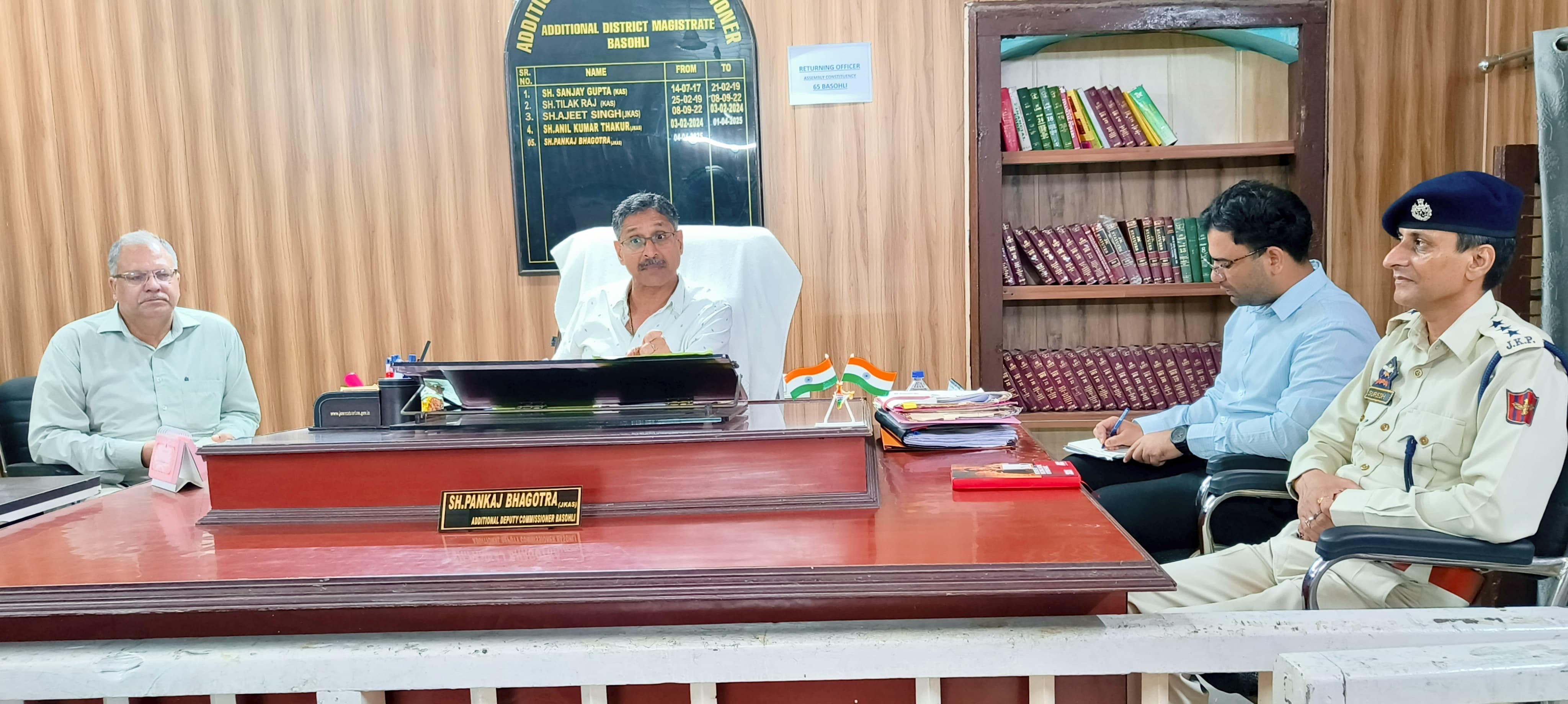 ADC held a review meeting regarding the preparations for the upcoming Navratri.