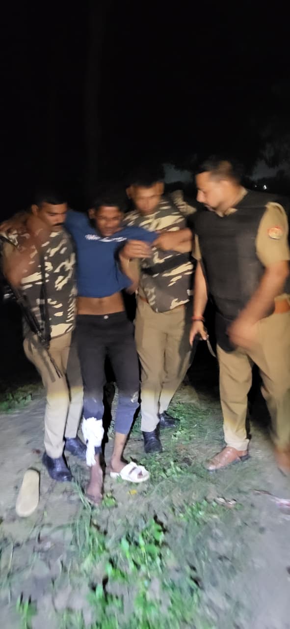 पुलिस की गोली से घायल बदमाश नीतीश सिंह