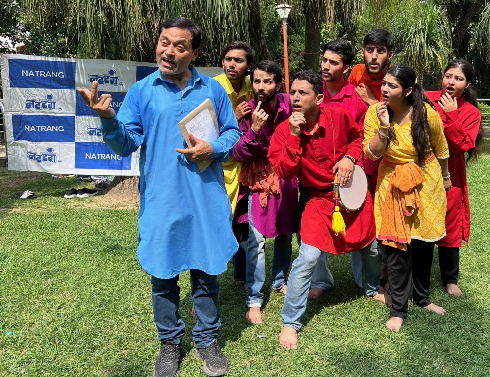 नटरंग ने प्रस्तुत किया नाटक मेरी विरासत मेरा गर्व, सांस्कृतिक धरोहर संरक्षण का दिया संदेश