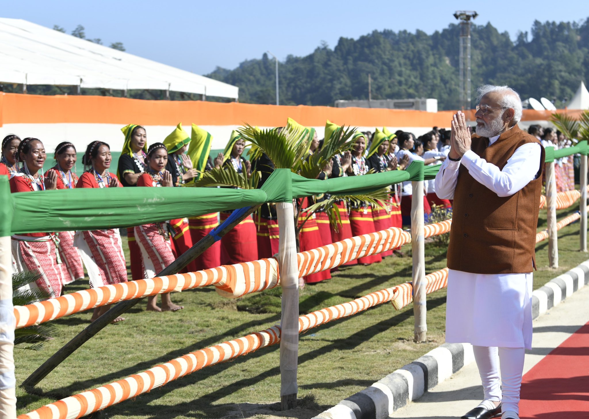प्रधानमंत्री नरेंद्र मोदी के ईटानगर दौरे की फाइल फोटो