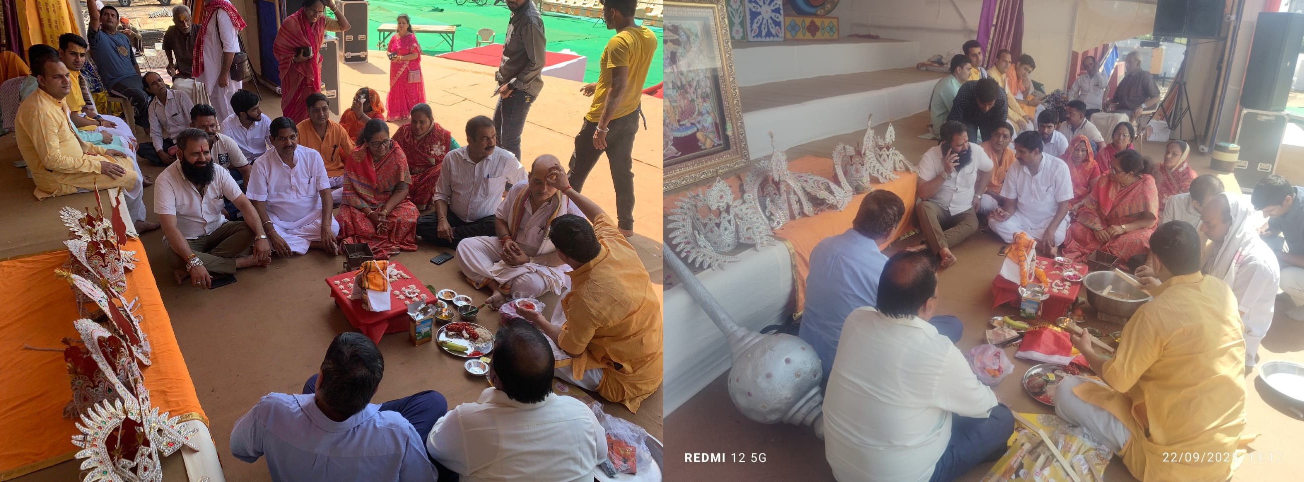 शारदीय नवरात्रों के पहले दिन से आधा दर्जनों स्थानों पर रामलीला महोत्सव मंचन शुरु