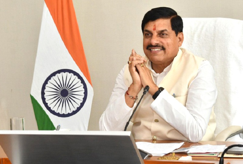 मप्र के मुख्यमंत्री दिल्ली में अंतरराष्ट्रीय ऊर्जा सम्मेलन को वर्चुअली संबोधित करते हुए