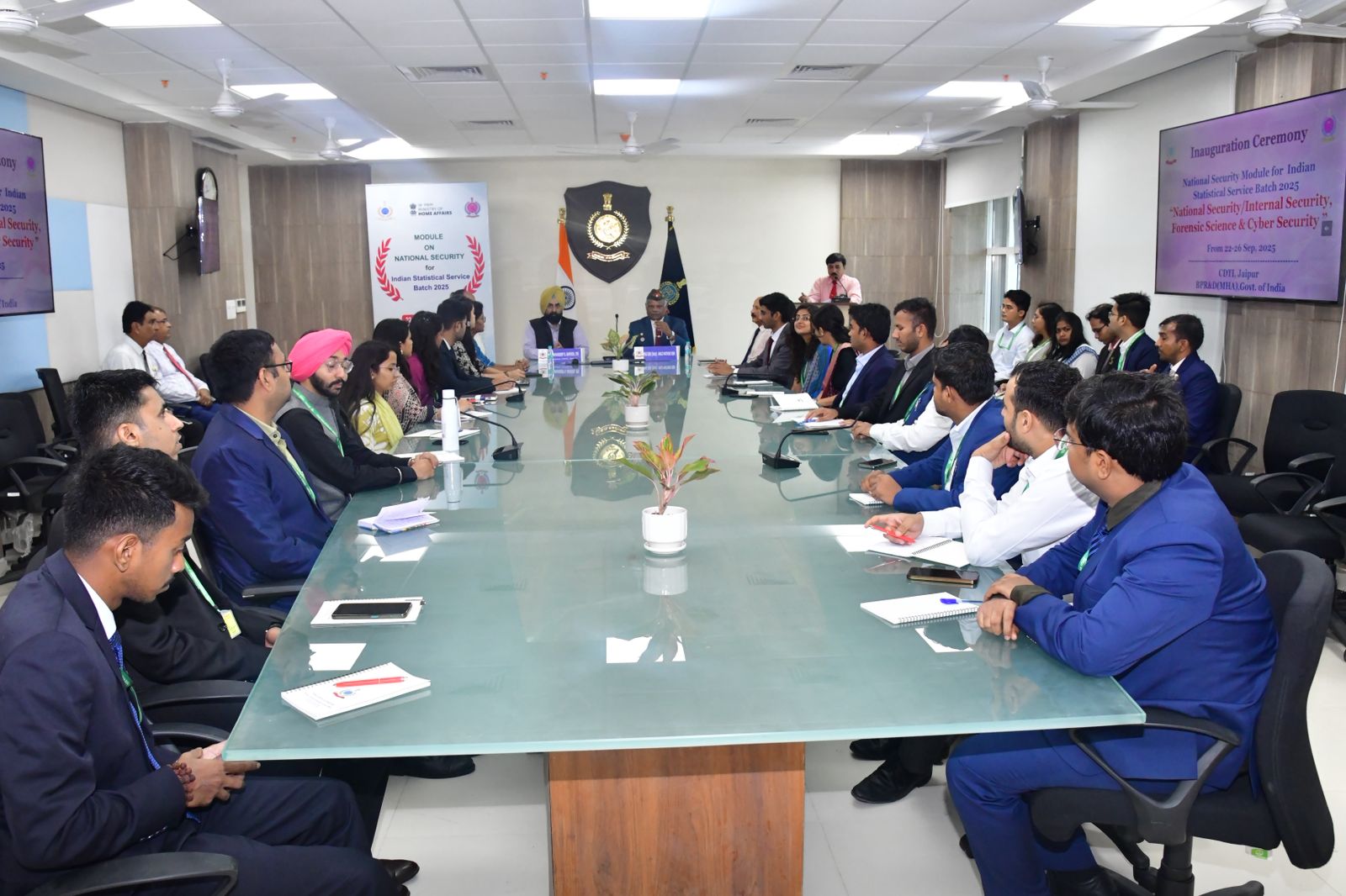 भारतीय सांख्यिकी सेवा (आईएसएस) बैच 2025 के लिए राष्ट्रीय सुरक्षा मॉड्यूल का उद्घाटन