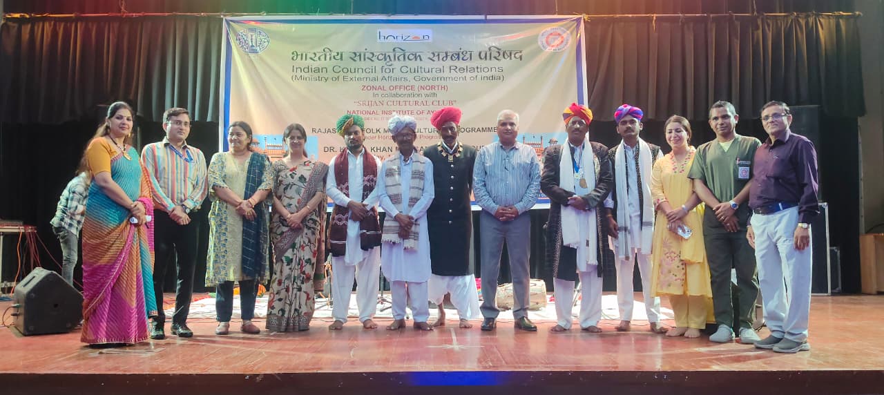एनआईए जयपुर में राजस्थानी लोक संगीत संध्या ने दर्शकों को किया मंत्रमुग्ध