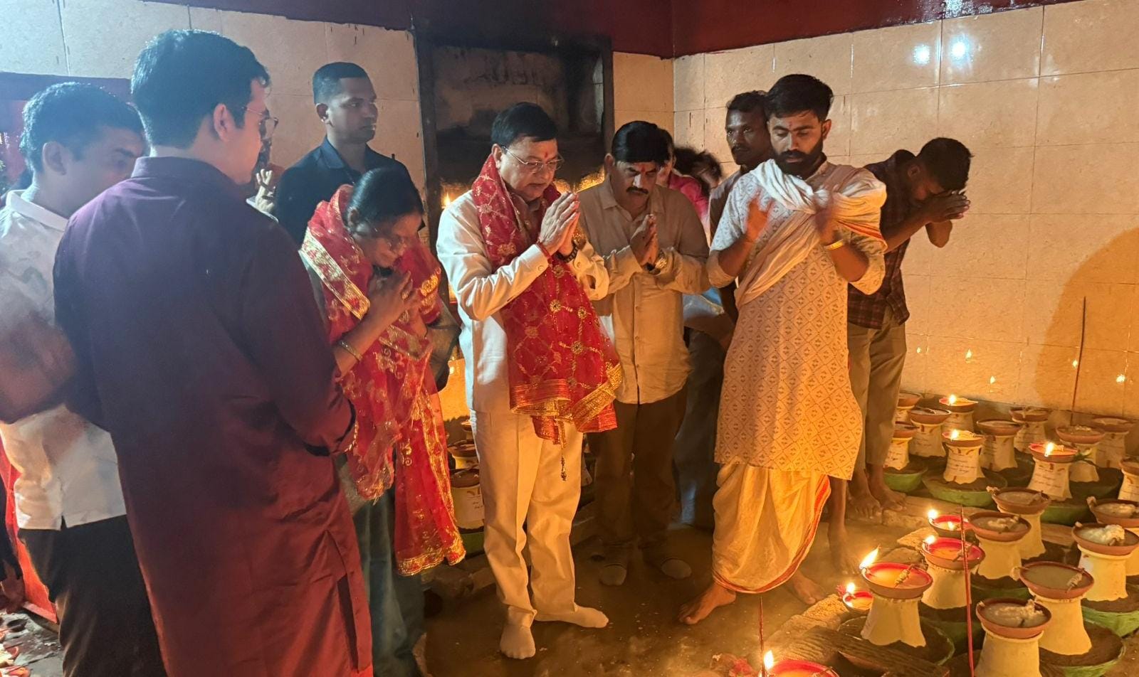 कोरबा : उद्योग मंत्री लखन लाल देवांगन ने सर्वमंगला मंदिर में की पूजा अर्चना, जिले और प्रदेशवासियों के खुशहाली और समृद्धि की कामना की