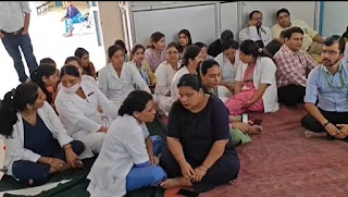 अस्पताल में ओपीडी रही ठप, उपजिलाधिकारी ने डॉक्टरों की वार्ता