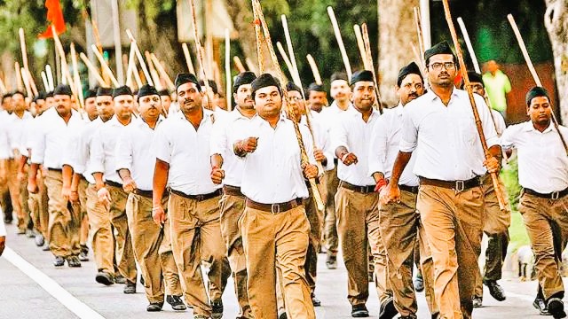 संघ पथसंचलनाचा प्रतिकात्मक फोटो
