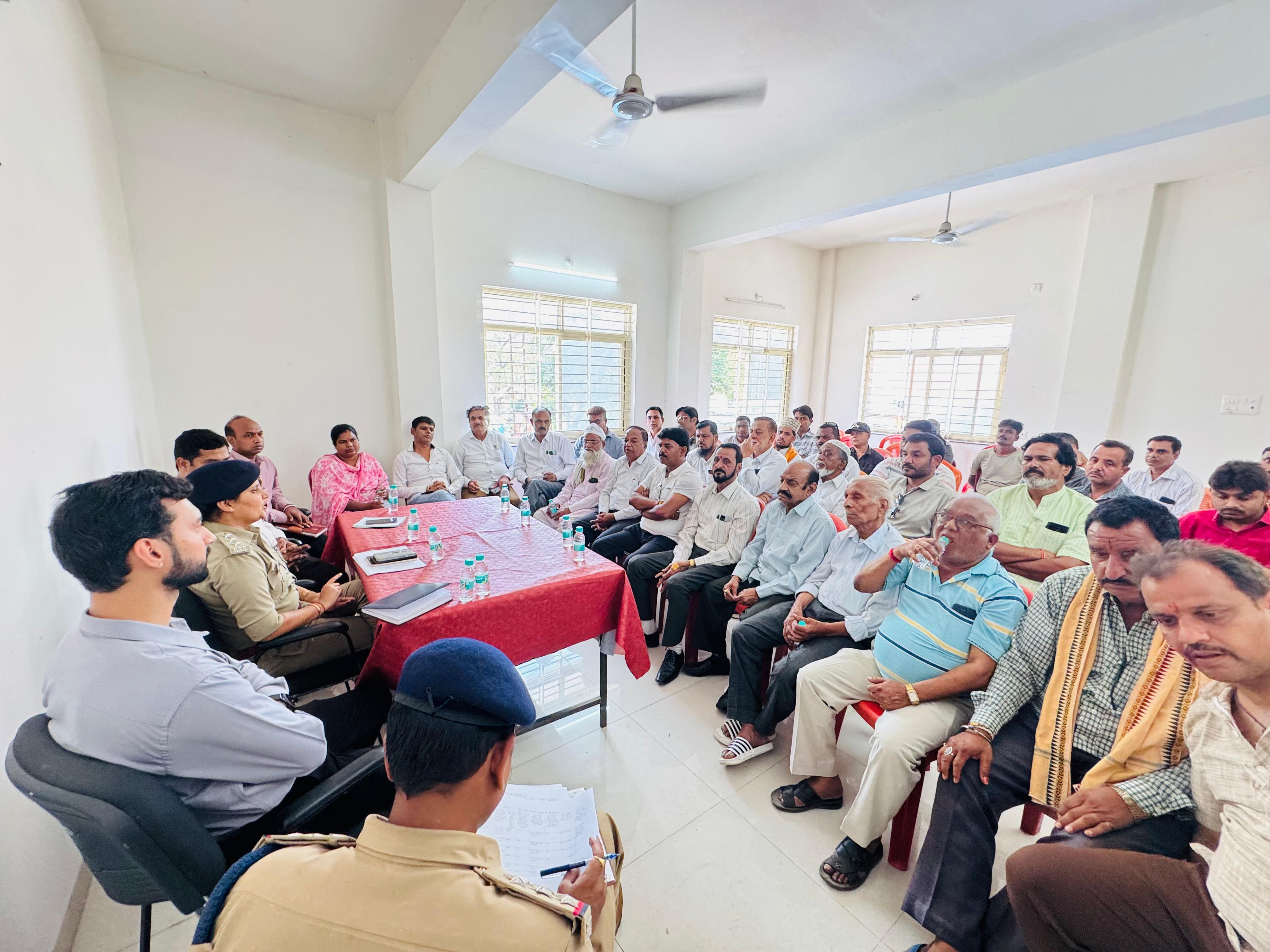 Seoni: Peace committee meeting held regarding Durga festival and immersion, administration issued guidelines