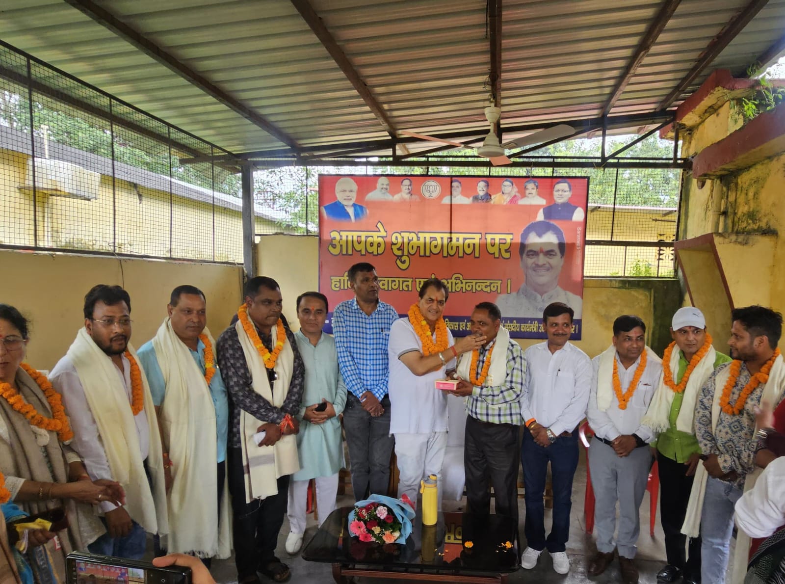 कार्यक्रम में मौजूद मंत्री प्रेमचंद अग्रवाल।