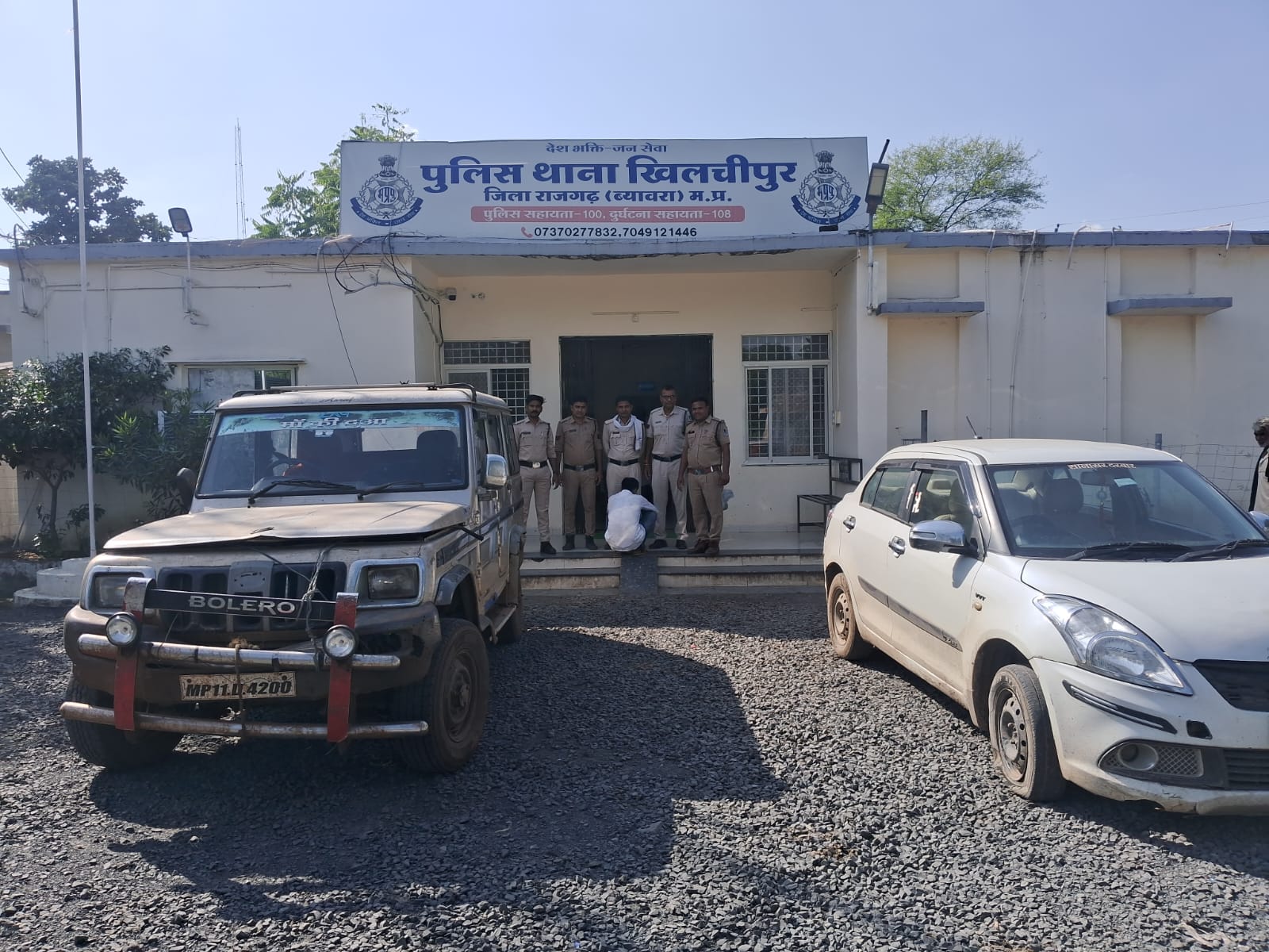 वाहन चोरी के मामले में दो पकड़ाए, मशरुका बरामद