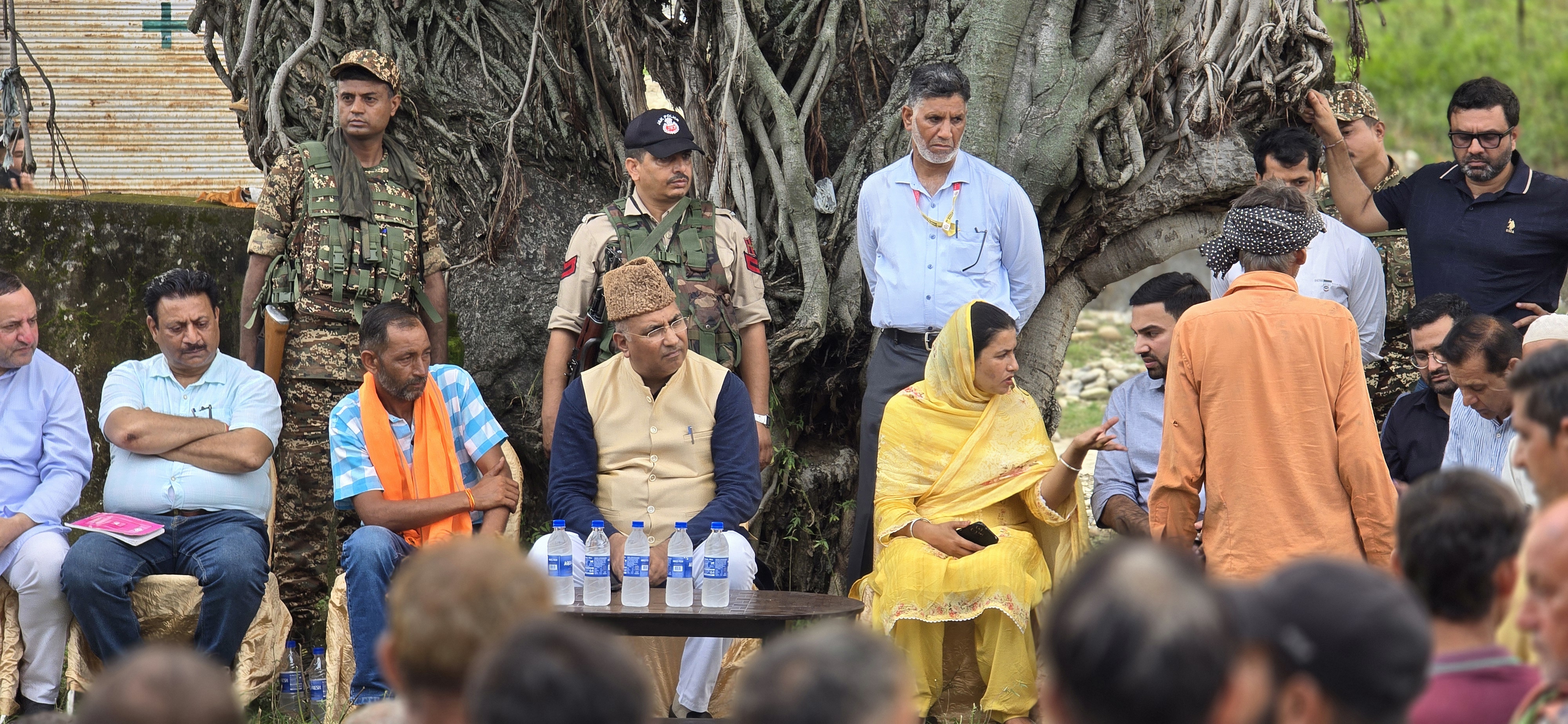 राज्यसभा सांसद ने नगरोटा के बाढ़ प्रभावित इलाकों का दौरा, हालात का लिया जायजा