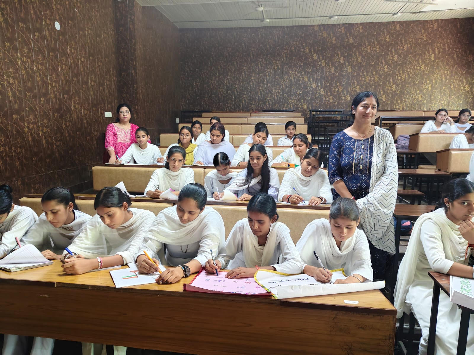 Various programs organized on the birth anniversary of Mahatma Gandhi at Women's Degree College, Kathua.
