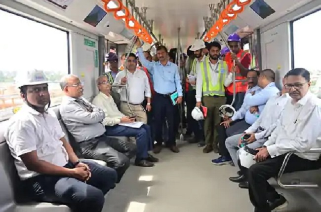 भोपाल मेट्रों की तैयारियों का निरीक्षण