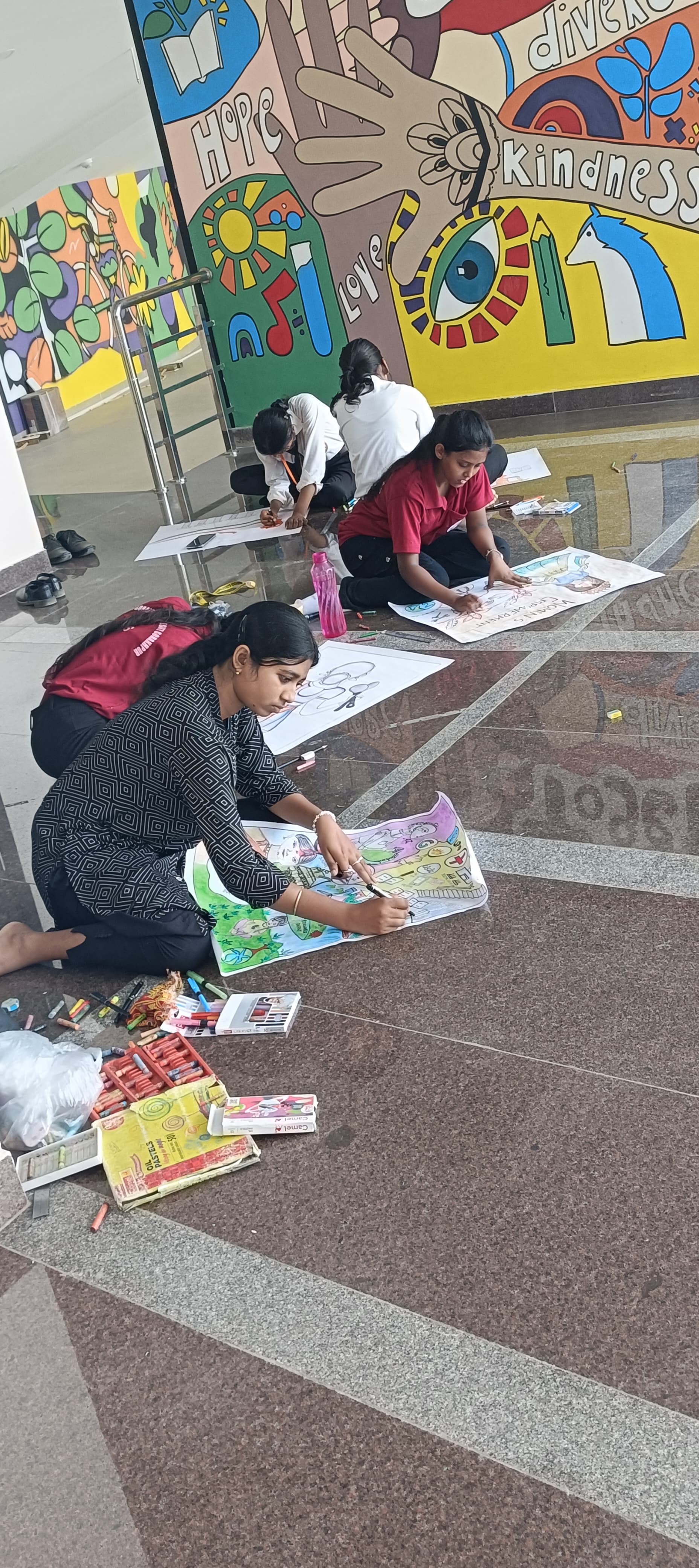 सेवा पखवाड़ा के तहत चित्रकला प्रतियोगिता आयोजित*