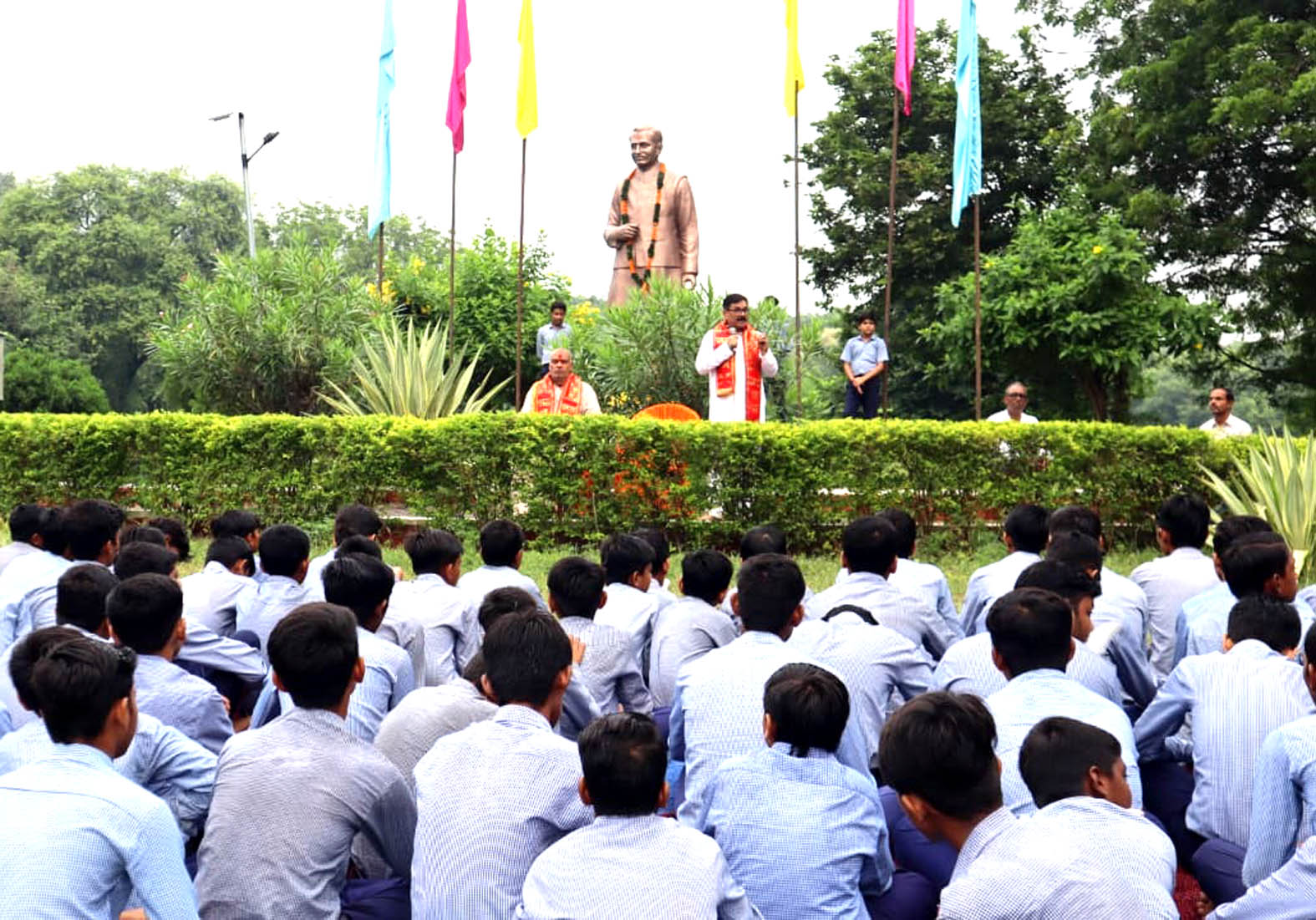 दीनदयाल शोध संस्थान चित्रकूट में मनाई गई पं. दीनदयाल उपाध्याय की 109 वीं जयंती