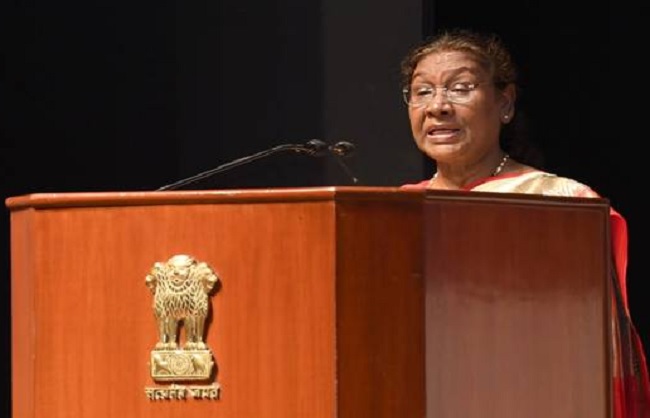राष्ट्रपति द्रौपदी मुर्मू का फाइल फोटो