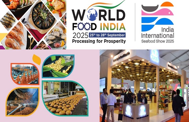 ‘विश्व खाद्य भारत 2025’ शिखर सम्मेलन के लोगो का प्रतीकात्‍मक चित्र